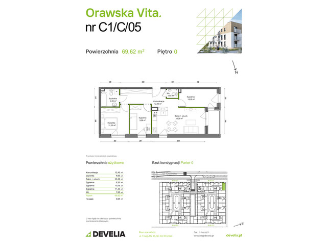 Mieszkanie w inwestycji Orawska Vita, symbol C1/C/05 » nportal.pl