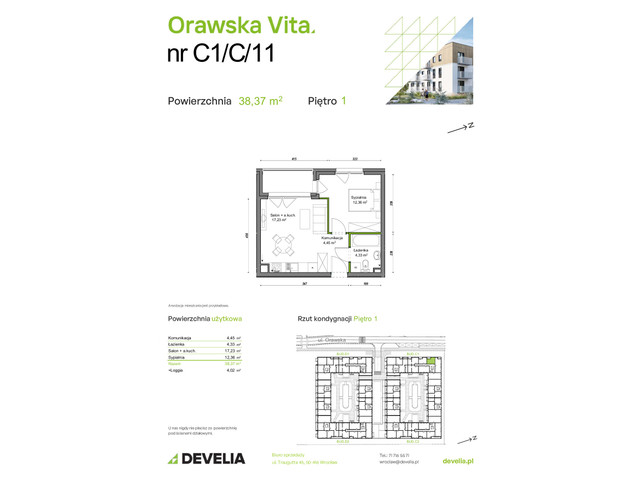 Mieszkanie w inwestycji Orawska Vita, symbol C1/C/11 » nportal.pl