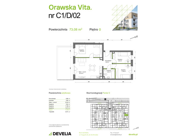 Mieszkanie w inwestycji Orawska Vita, symbol C1/D/02 » nportal.pl