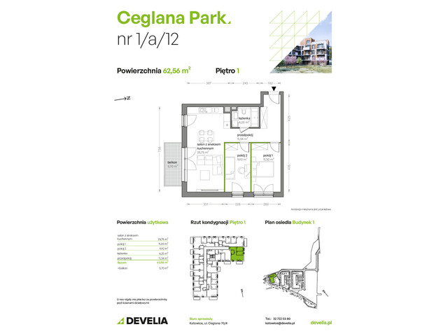 Mieszkanie w inwestycji Ceglana Park, symbol B1/A/12 » nportal.pl