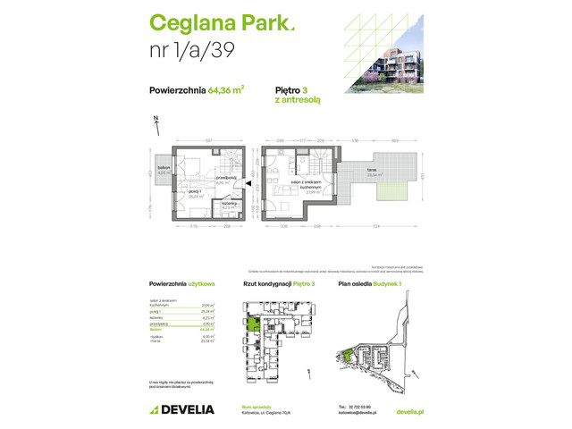 Mieszkanie w inwestycji Ceglana Park, symbol B1/A/39 » nportal.pl