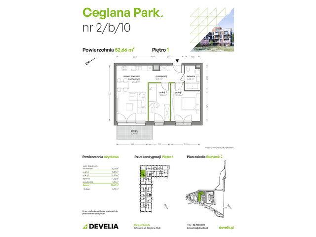 Mieszkanie w inwestycji Ceglana Park, symbol B2/B/10 » nportal.pl