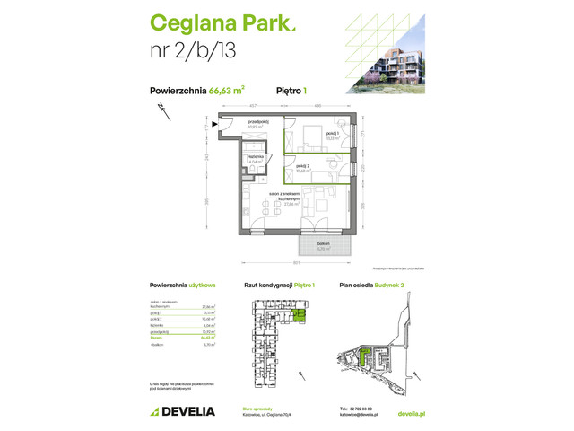 Mieszkanie w inwestycji Ceglana Park, symbol B2/B/13 » nportal.pl