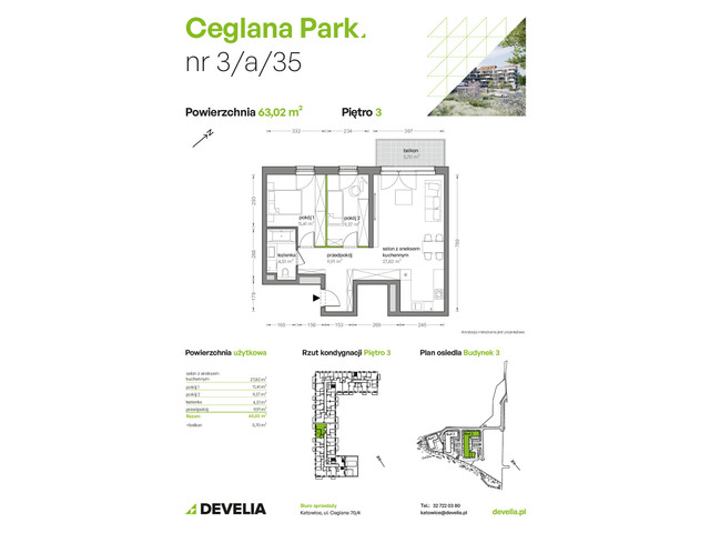 Mieszkanie w inwestycji Ceglana Park, symbol B3/A/35 » nportal.pl