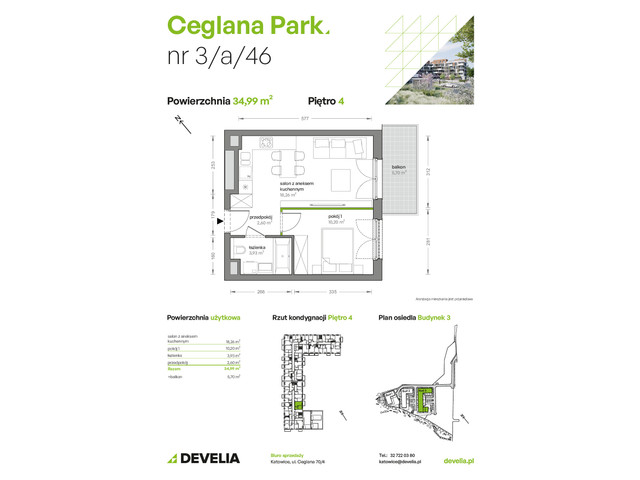 Mieszkanie w inwestycji Ceglana Park, symbol B3/A/46 » nportal.pl