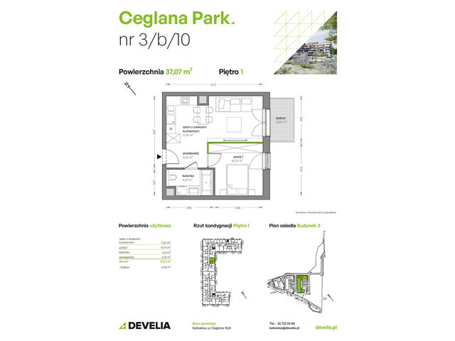 Mieszkanie w inwestycji Ceglana Park, symbol B3/B/10 » nportal.pl