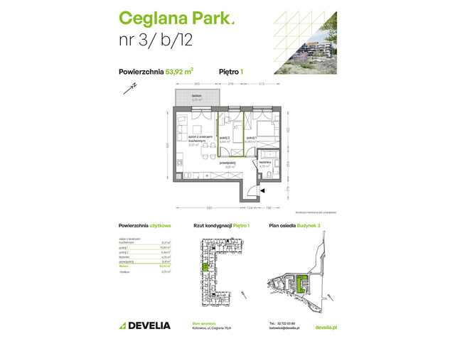 Mieszkanie w inwestycji Ceglana Park, symbol B3/B/12 » nportal.pl