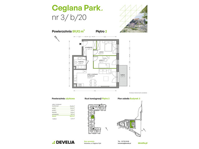Mieszkanie w inwestycji Ceglana Park, symbol B3/B/20 » nportal.pl