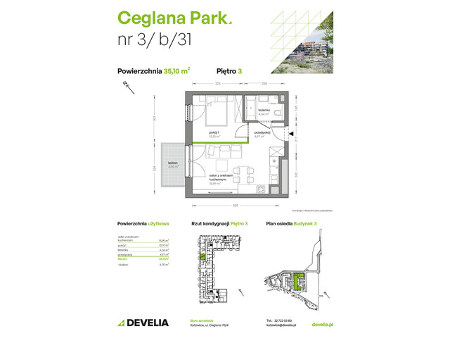 Mieszkanie w inwestycji Ceglana Park, symbol B3/B/31 » nportal.pl