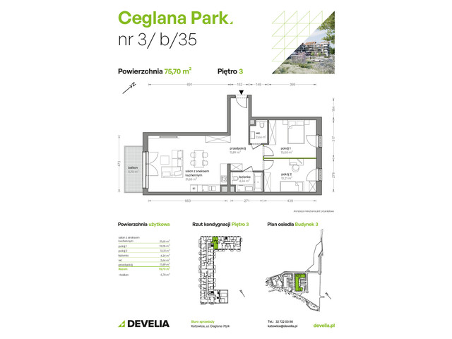 Mieszkanie w inwestycji Ceglana Park, symbol B3/B/35 » nportal.pl