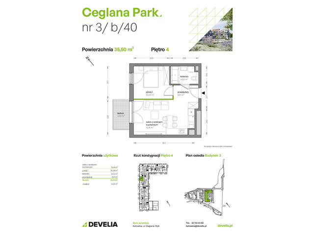 Mieszkanie w inwestycji Ceglana Park, symbol B3/B/40 » nportal.pl