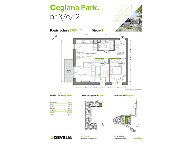 Mieszkanie w inwestycji Ceglana Park, symbol B3/C/12 » nportal.pl