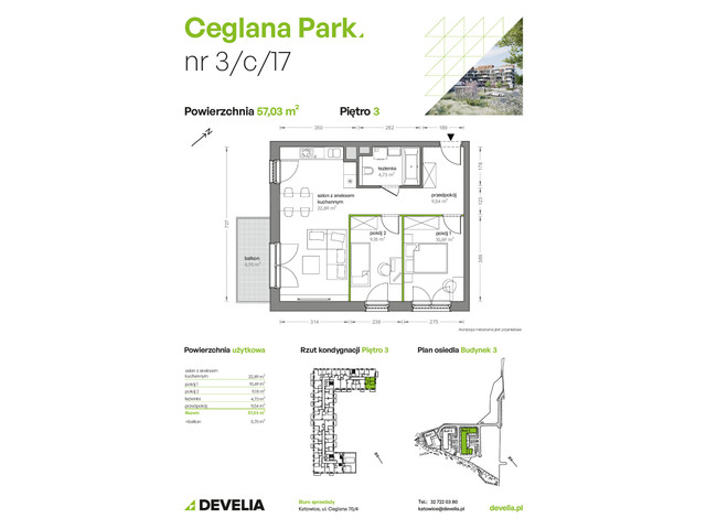 Mieszkanie w inwestycji Ceglana Park, symbol B3/C/17 » nportal.pl