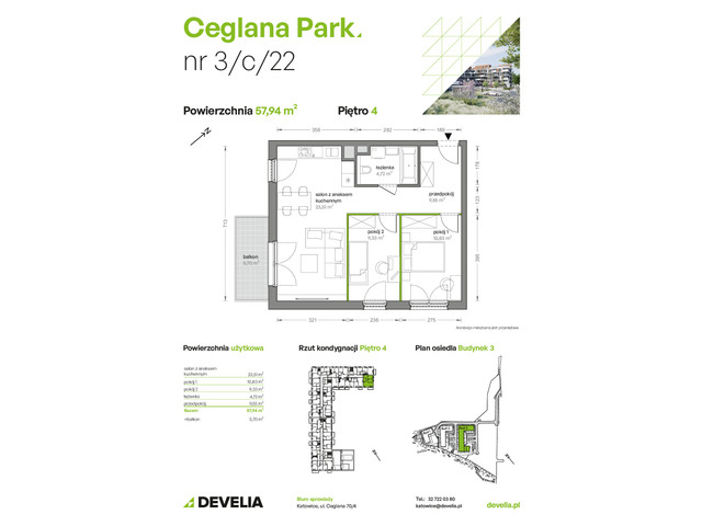 Mieszkanie w inwestycji Ceglana Park, symbol B3/C/22 » nportal.pl