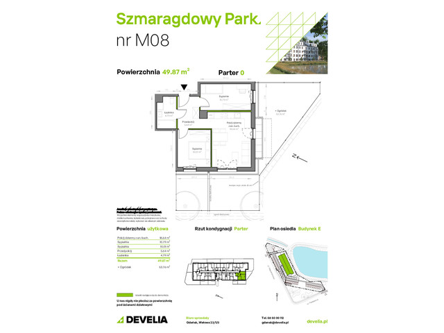 Mieszkanie w inwestycji Szmaragdowy Park, symbol E/008 » nportal.pl