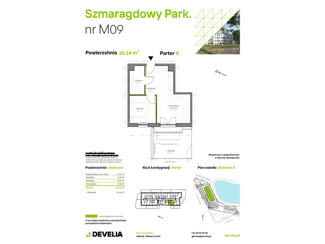 Mieszkanie w inwestycji Szmaragdowy Park, symbol E/009 » nportal.pl