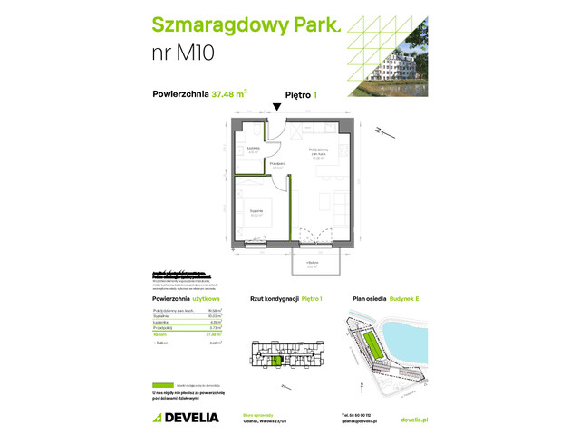 Mieszkanie w inwestycji Szmaragdowy Park, symbol E/010 » nportal.pl
