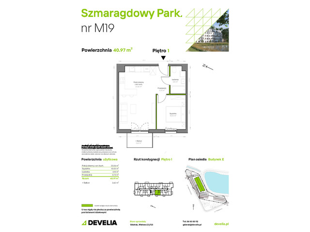 Mieszkanie w inwestycji Szmaragdowy Park, symbol E/019 » nportal.pl