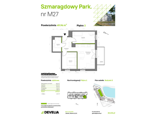 Mieszkanie w inwestycji Szmaragdowy Park, symbol E/027 » nportal.pl