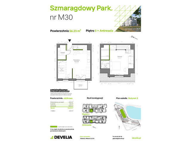 Mieszkanie w inwestycji Szmaragdowy Park, symbol E/030 » nportal.pl