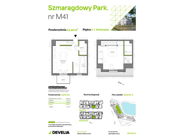 Mieszkanie w inwestycji Szmaragdowy Park, symbol E/041 » nportal.pl