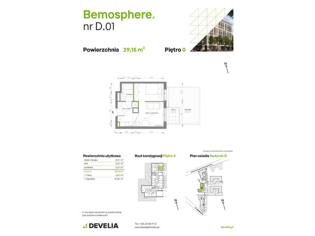 Mieszkanie w inwestycji Bemosphere, symbol D/001 » nportal.pl