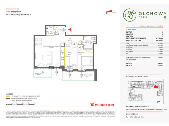 Mieszkanie w inwestycji OLCHOWY PARK, symbol 5_98 » nportal.pl