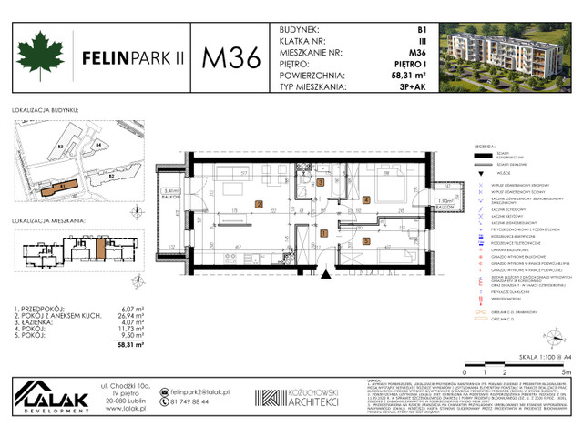 Mieszkanie w inwestycji Felin Park II, symbol B1_M36/I » nportal.pl