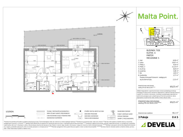 Mieszkanie w inwestycji Malta Point - Horizon i Zephir, symbol MP2-Tide-LM-0.A.5 » nportal.pl