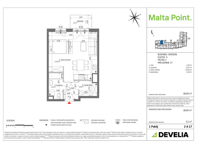 Mieszkanie w inwestycji Malta Point, symbol MP3-Horizon-LM-2A17 » nportal.pl