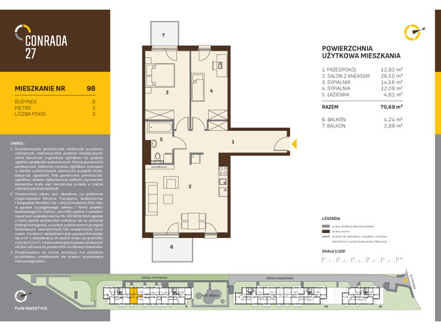 Mieszkanie w inwestycji Conrada 27, symbol C27-LM-B-98 » nportal.pl