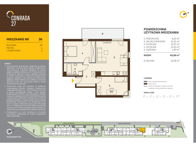 Mieszkanie w inwestycji Conrada 27, symbol C27-LM-A2-36 » nportal.pl