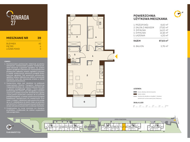 Mieszkanie w inwestycji Conrada 27, symbol C27-LM-A2-39 » nportal.pl