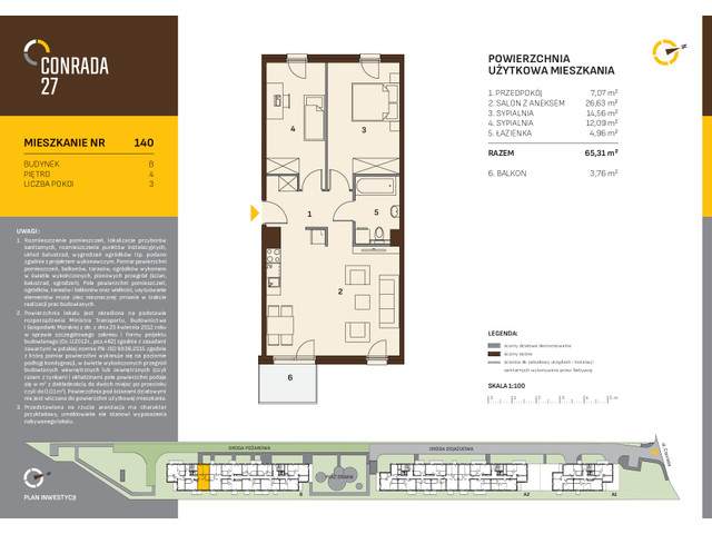 Mieszkanie w inwestycji Conrada 27, symbol C27-LM-B-140 » nportal.pl