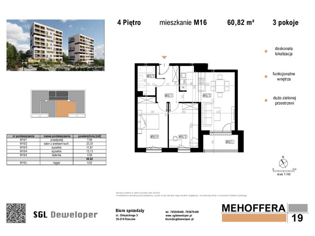 Mieszkanie w inwestycji Mehoffera19, symbol 16 » nportal.pl