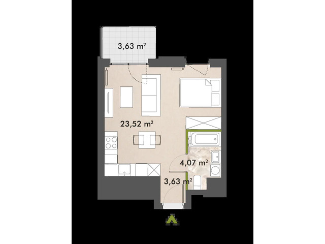 Mieszkanie w inwestycji XYZ Place, symbol 32/XY-F1.C.02.04 » nportal.pl
