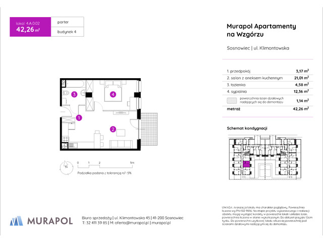 Mieszkanie w inwestycji Murapol Apartamenty Na Wzgórzu, symbol 4.A.0.02 » nportal.pl