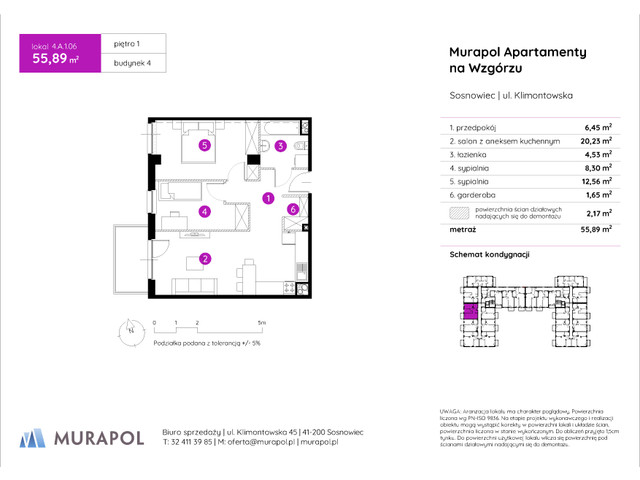 Mieszkanie w inwestycji Murapol Apartamenty Na Wzgórzu, symbol 4.A.1.06 » nportal.pl