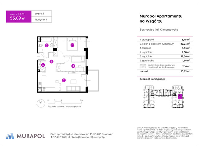 Mieszkanie w inwestycji Murapol Apartamenty Na Wzgórzu, symbol 4.B.2.03 » nportal.pl