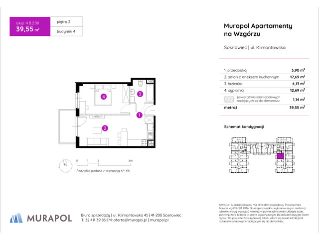 Mieszkanie w inwestycji Murapol Apartamenty Na Wzgórzu, symbol 4.B.2.08 » nportal.pl