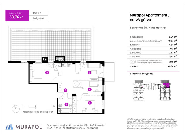 Mieszkanie w inwestycji Murapol Apartamenty Na Wzgórzu, symbol 4.B.5.01 » nportal.pl