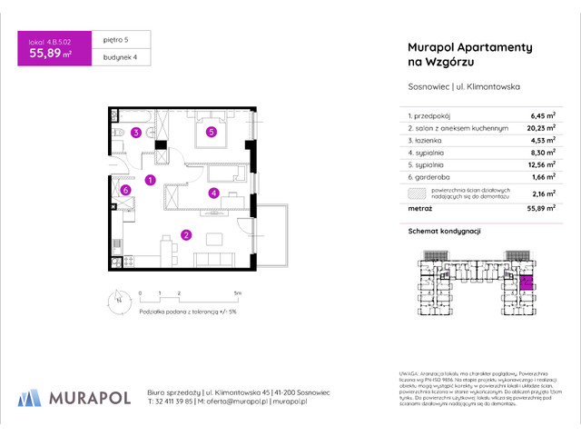 Mieszkanie w inwestycji Murapol Apartamenty Na Wzgórzu, symbol 4.B.5.02 » nportal.pl