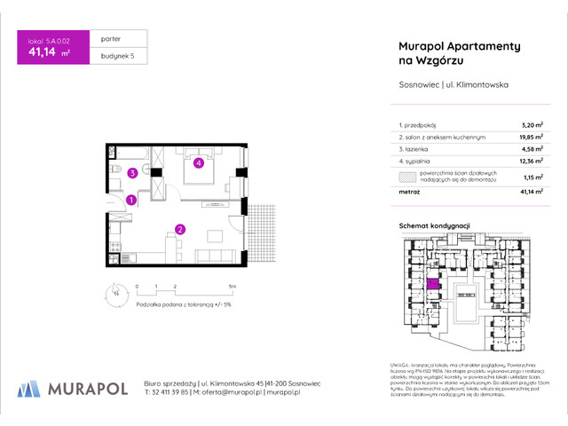 Mieszkanie w inwestycji Murapol Apartamenty Na Wzgórzu, symbol 5.A.0.02 » nportal.pl