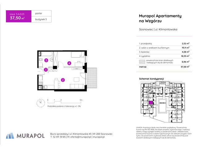 Mieszkanie w inwestycji Murapol Apartamenty Na Wzgórzu, symbol 5.A.0.03 » nportal.pl