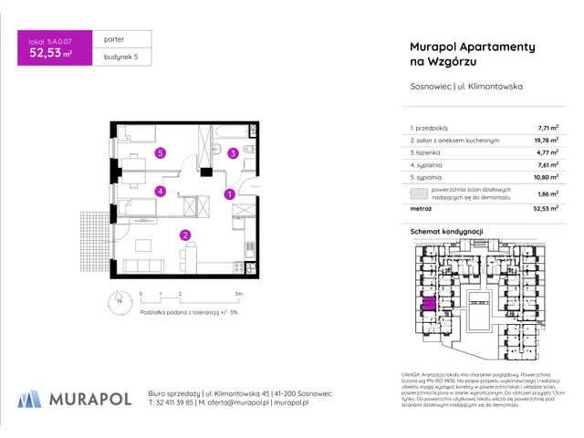 Mieszkanie w inwestycji Murapol Apartamenty Na Wzgórzu, symbol 5.A.0.07 » nportal.pl