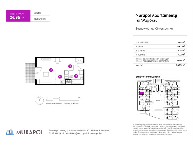 Mieszkanie w inwestycji Murapol Apartamenty Na Wzgórzu, symbol 5.A.0.09 » nportal.pl