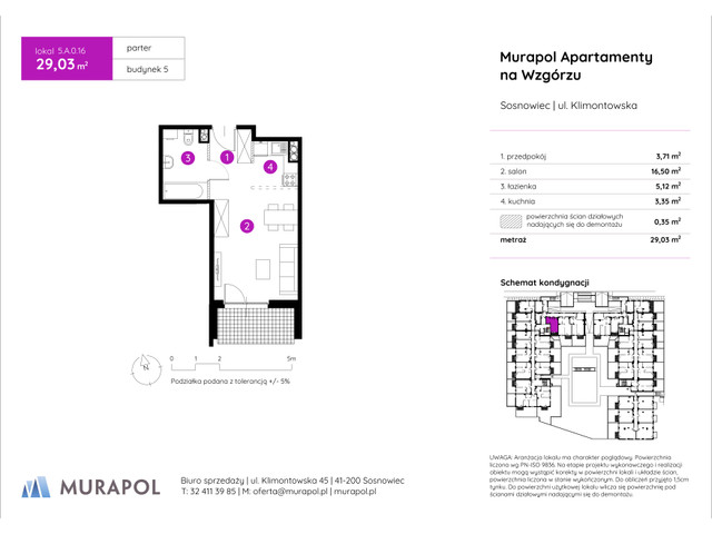 Mieszkanie w inwestycji Murapol Apartamenty Na Wzgórzu, symbol 5.A.0.16 » nportal.pl
