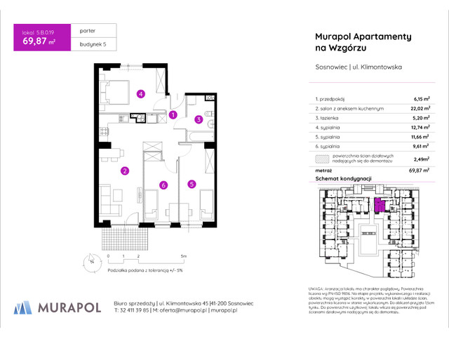 Mieszkanie w inwestycji Murapol Apartamenty Na Wzgórzu, symbol 5.B.0.19 » nportal.pl