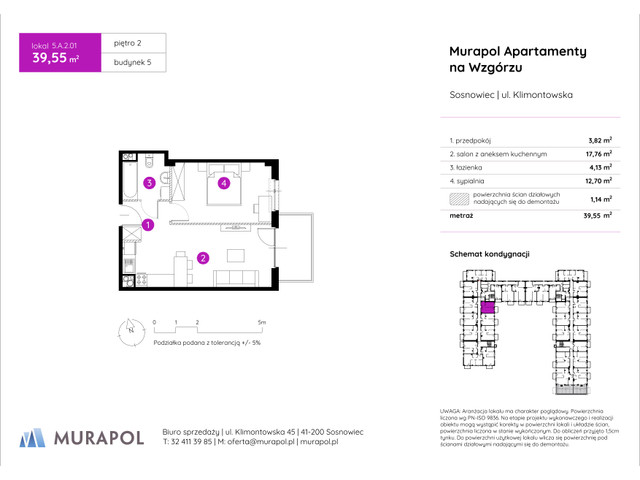 Mieszkanie w inwestycji Murapol Apartamenty Na Wzgórzu, symbol 5.A.2.01 » nportal.pl