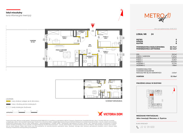 Mieszkanie w inwestycji METRO ART, symbol 10M.24 » nportal.pl
